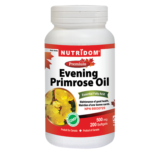 Nutridom Evening Primrose Oil 500mg 200 softgels